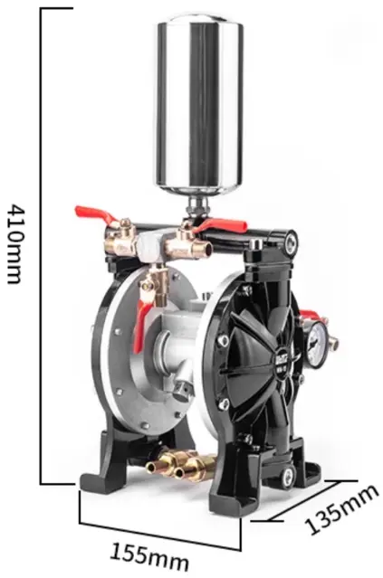Aluminium Alloy Pneumatic Diaphragm Pump