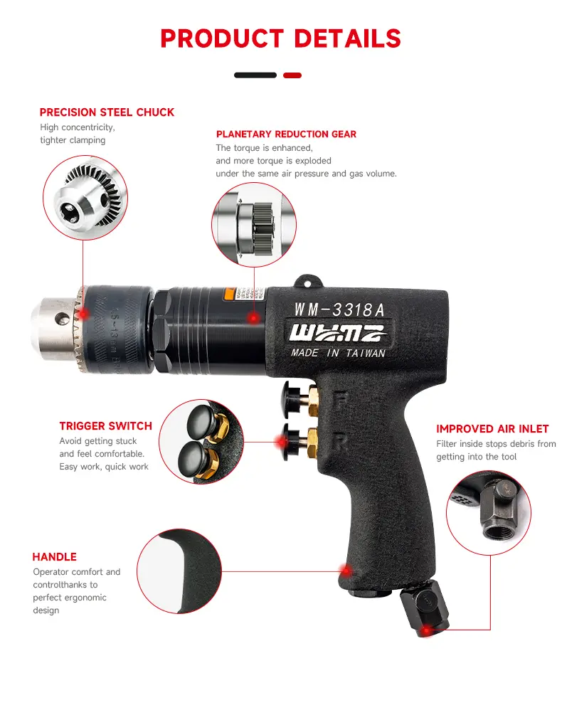 12 Inch Air Drill
